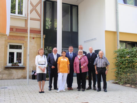 Landtagspräsident Guido Wolf im Hospiz in Faurndau