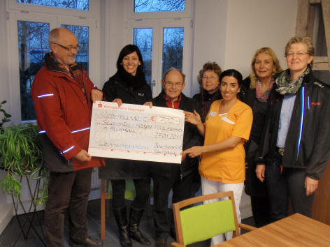 Spende vom Bezirksbeirat Faurndau.