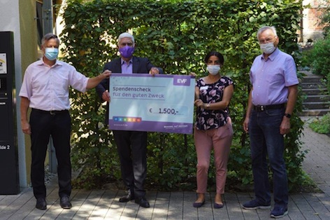 EVF Göppingen spendet aus Solidarität an das Hospiz