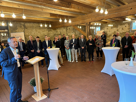 Begrüßung Vereinsvorsitzender Klaus Riegert