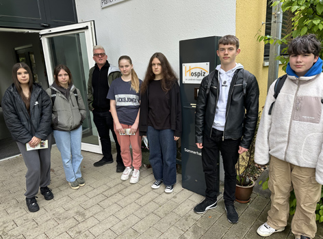 Besuch von den Konfirmanden aus Jebenhausen