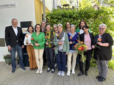 Zehn neue ehrenamtliche Hospizhelferinnen im Hospiz