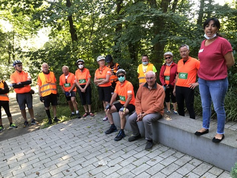 Tour de Kreisle 2021 Tag 5 Hospiz Besuch