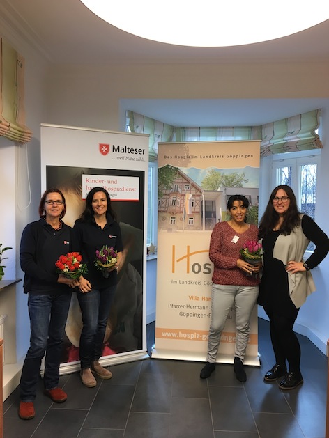 Mitarbeiter der Arbeitsagentur spenden an Hospizdienste