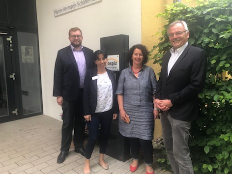 Besuch von Landtagsabgeordneter Alexander Maier im Hospiz