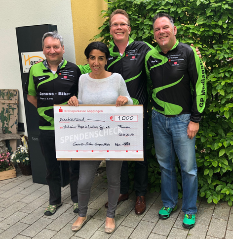 Genuss-Biker Gingen radeln für das Hospiz